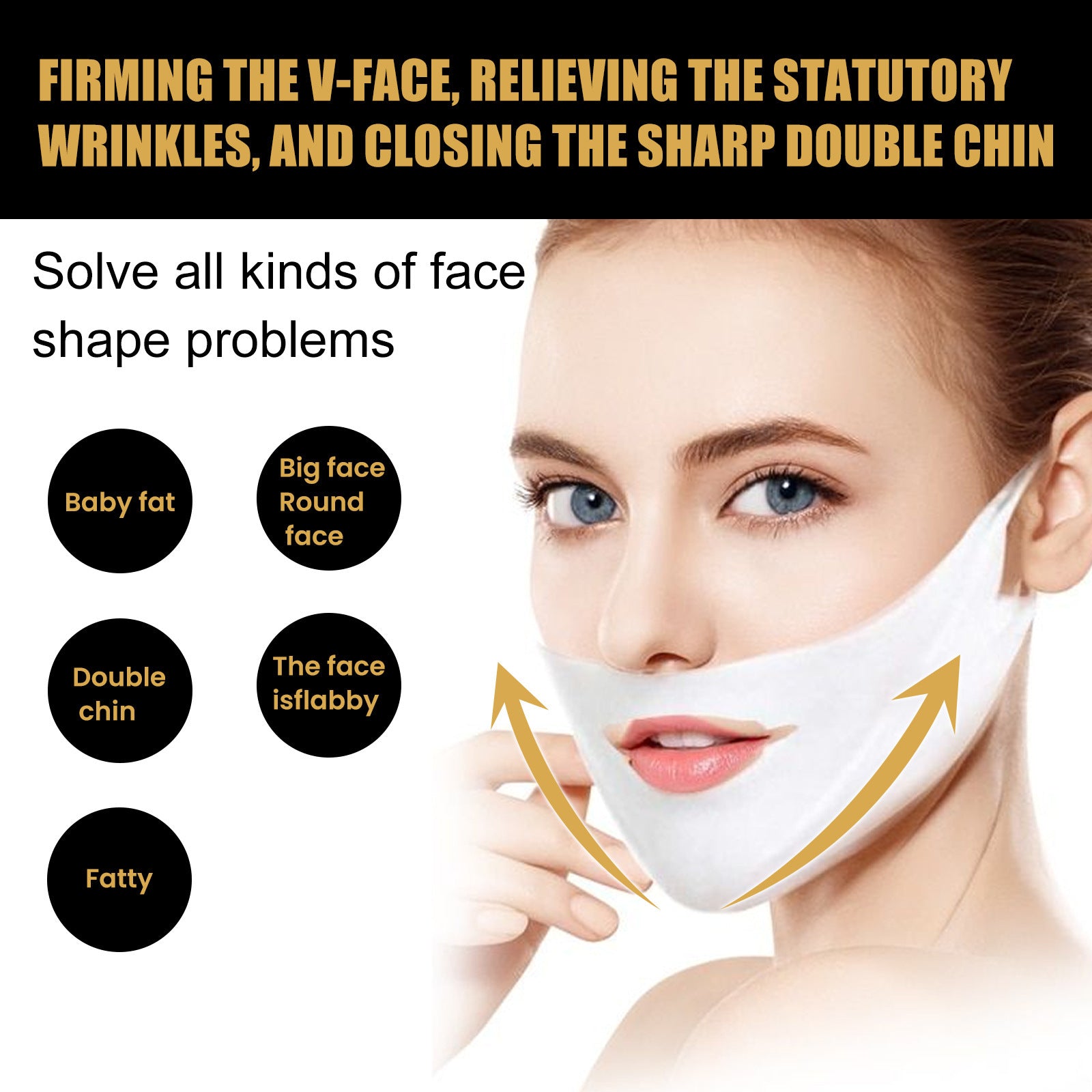 V-Line Double-Chin Firming Mask