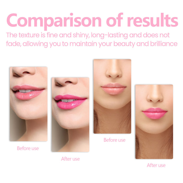 Soft, glossy, and nourished lips