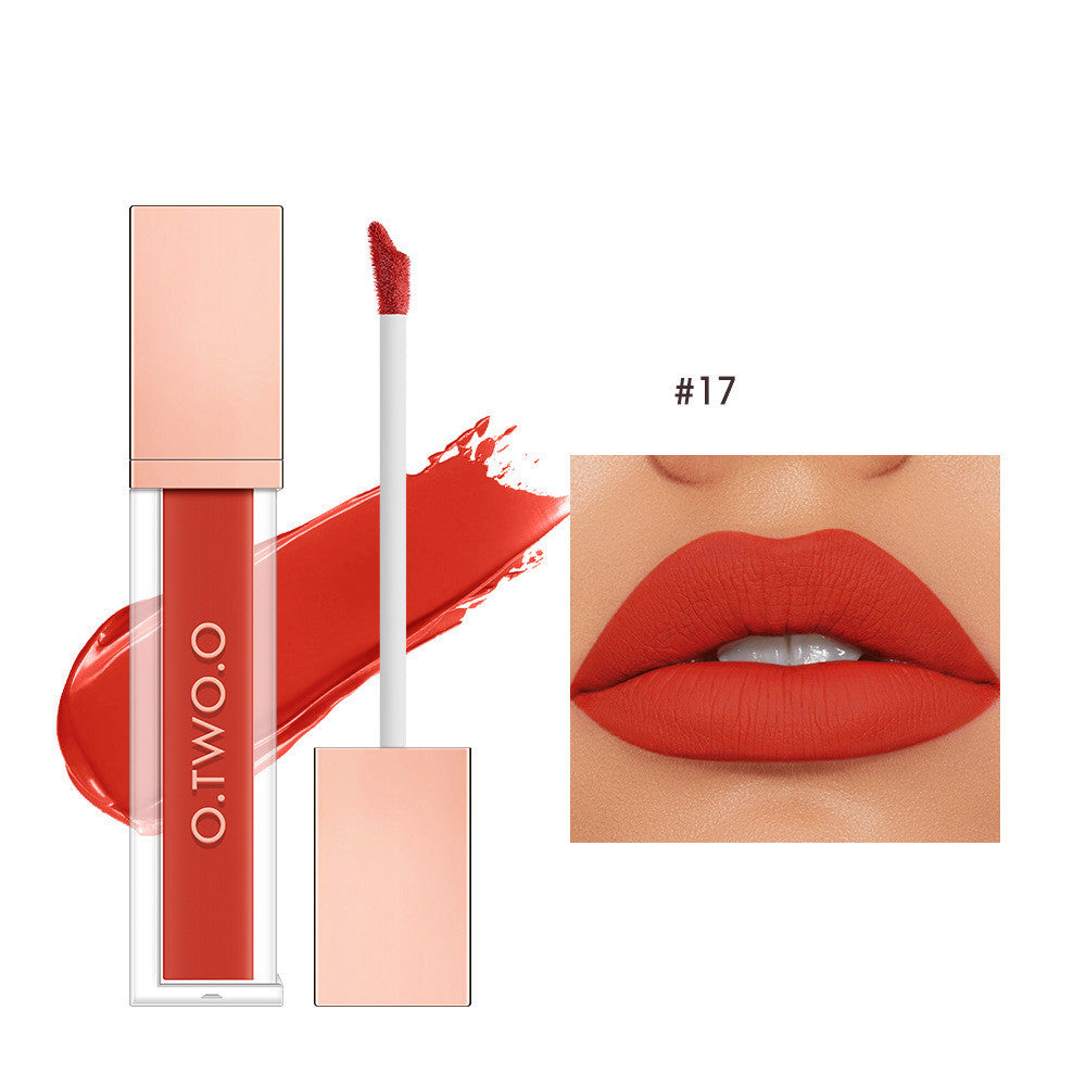 18-Color Fog Lip Glaze – Air-Matte