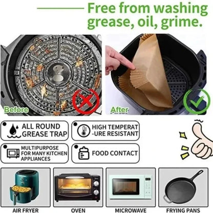 30/50pcs Non-stick Airfryer Baking Mat