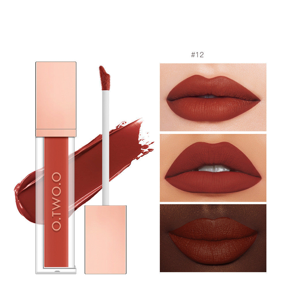 18-Color Fog Lip Glaze – Air-Matte