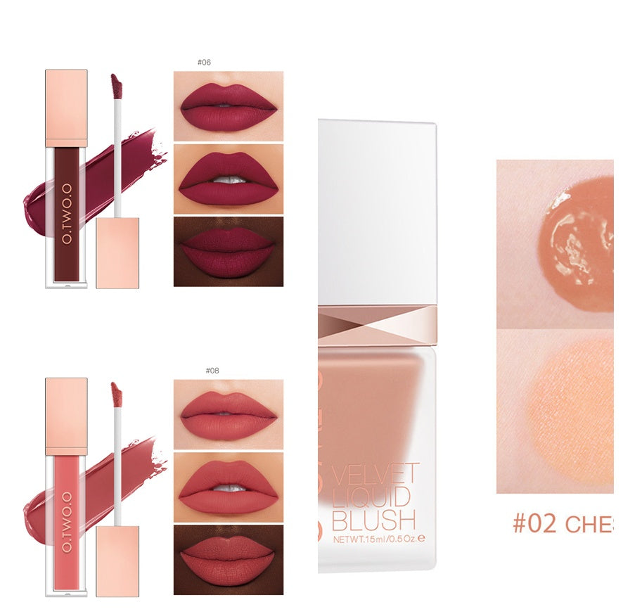 18-Color Fog Lip Glaze – Air-Matte