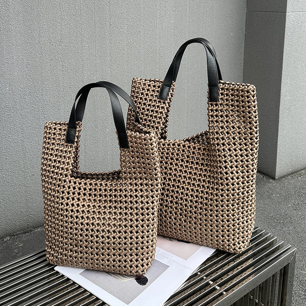 Luxury Hand-Woven Silk Satin Bag