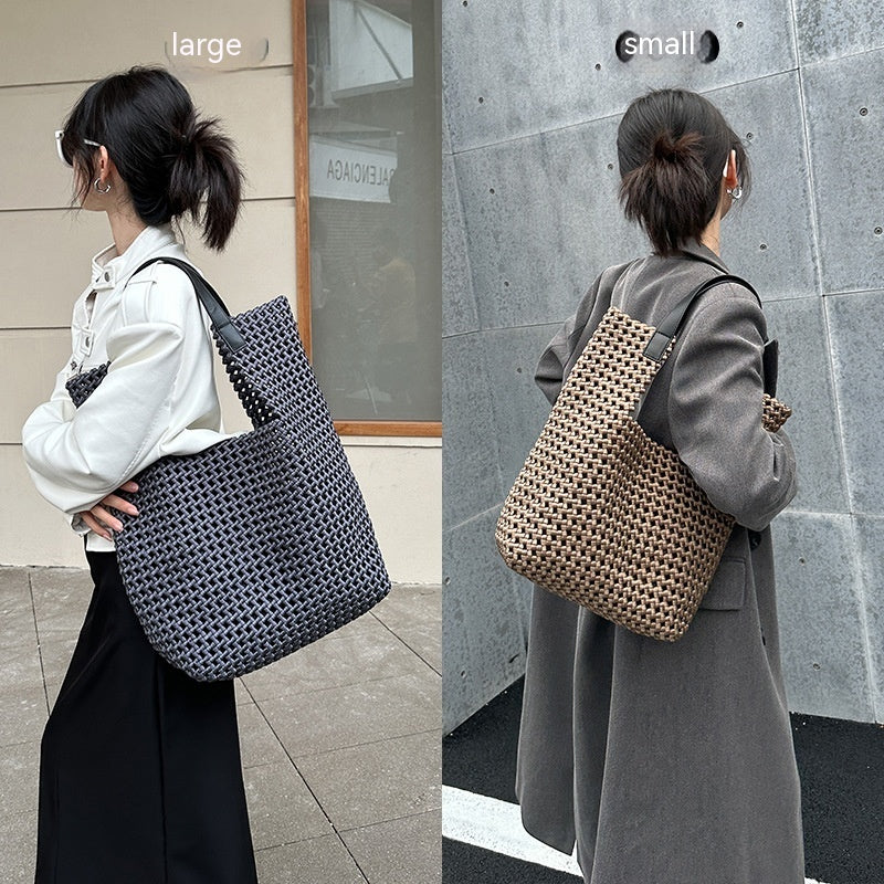 奢华手工编织真丝缎面包