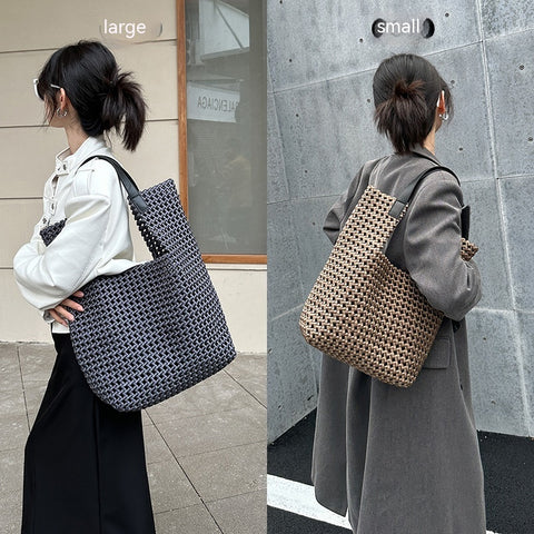 Luxury Hand-Woven Silk Satin Bag