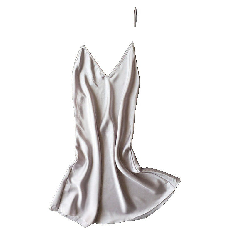 Pajamas Women Summer Thin Ice Silk Big Dew