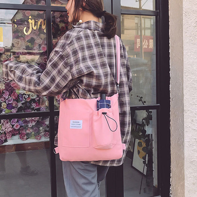 Harajuku Canvas Students Buckpack Shoulder Handbag