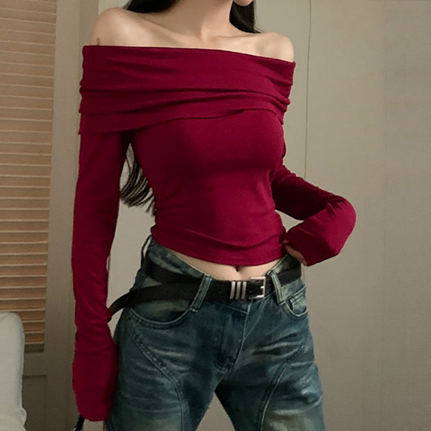 Slim Fit Bottoming T-Shirt
