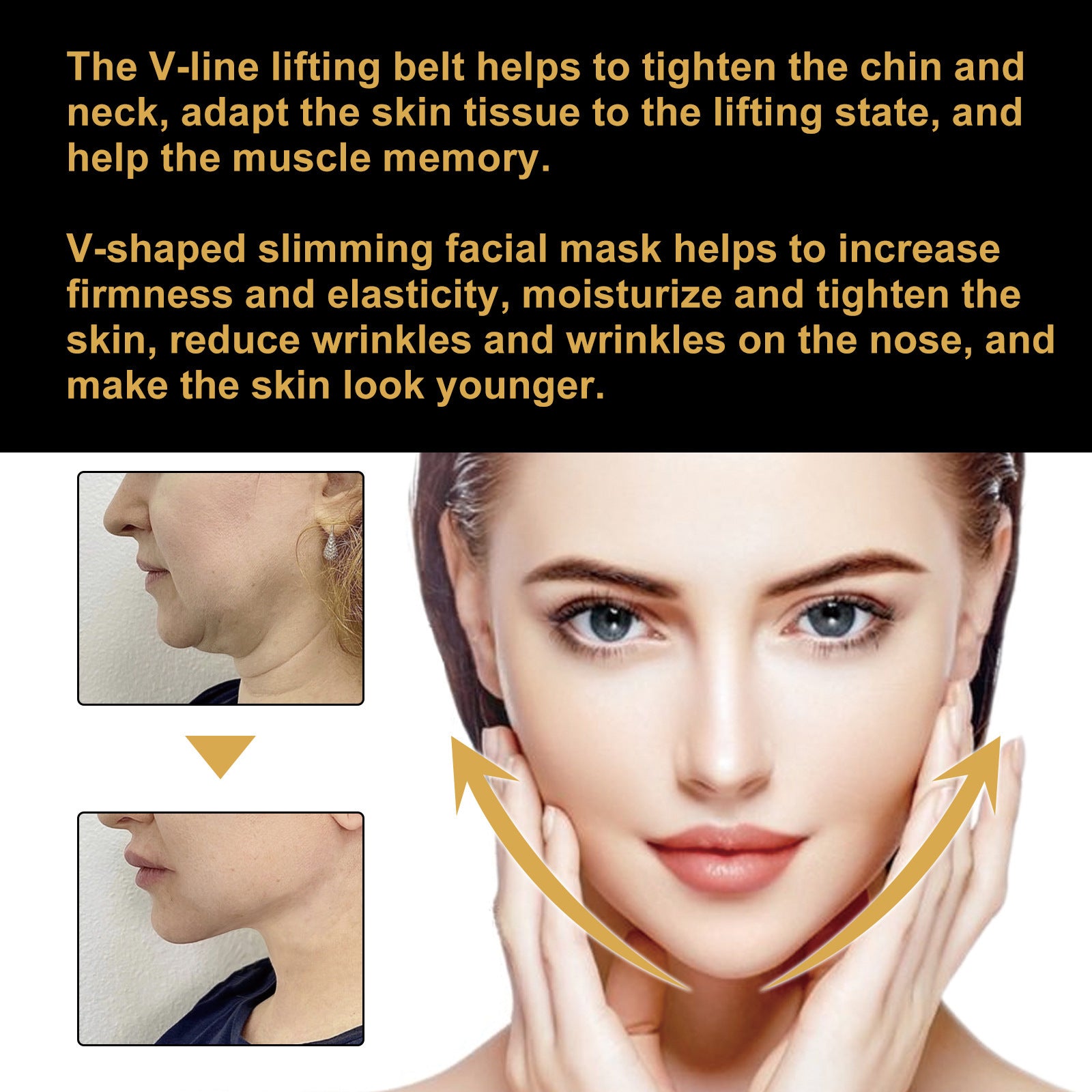 V-Line Double-Chin Firming Mask