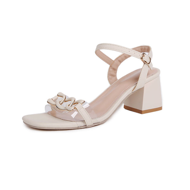Open-Toe High Heel Sandals
