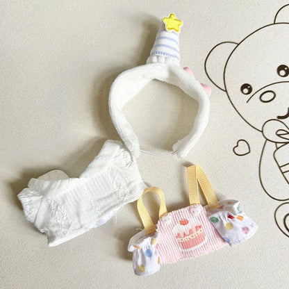 17cm Plush Doll'S Clothes Outfit Accessories For Korea Kpop Exo