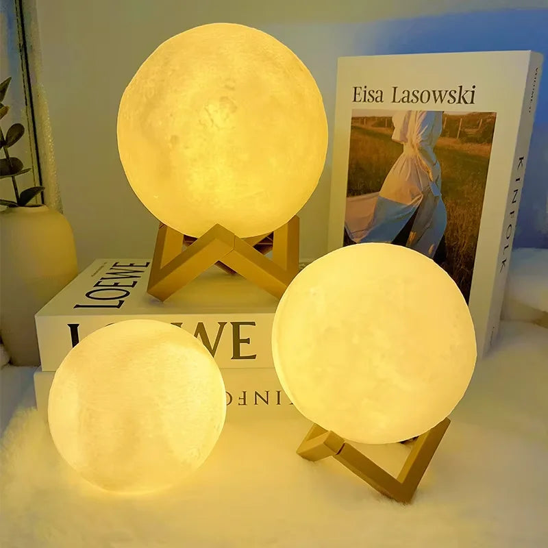 LED Moon Galaxy Book Night Light