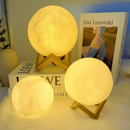 LED Moon Galaxy Book Night Light