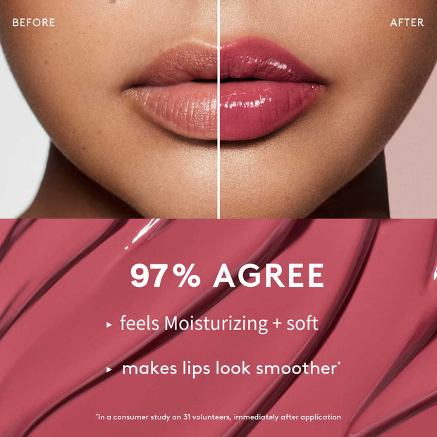 Soft, smooth lips with long-lasting color