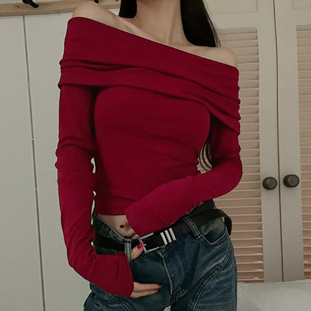 Slim Fit Bottoming T-Shirt