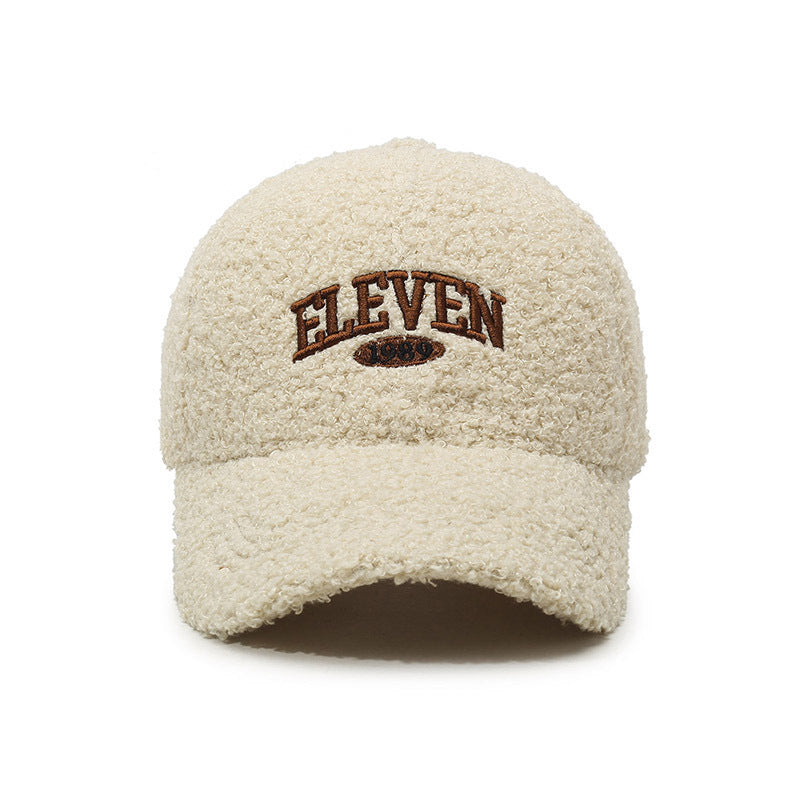 Winter Lambskin  Warm Baseball Cap