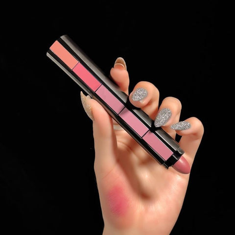 5-Color Matte Lipstick Set – Mix, Match, Layer