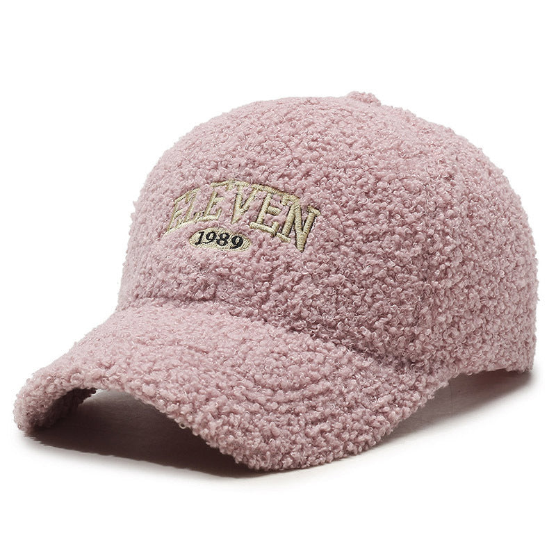 Winter Lambskin  Warm Baseball Cap